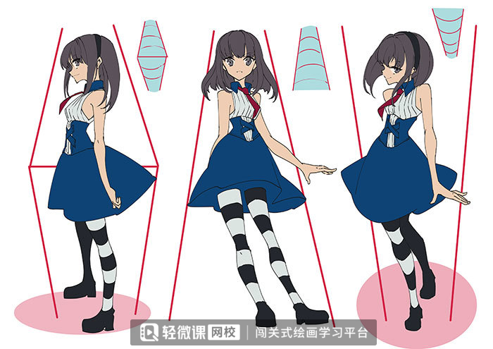動(dòng)漫少女動(dòng)態(tài)姿勢(shì)繪畫(huà)入門(mén) 從靜態(tài)到生動(dòng)的設(shè)計(jì)秘訣